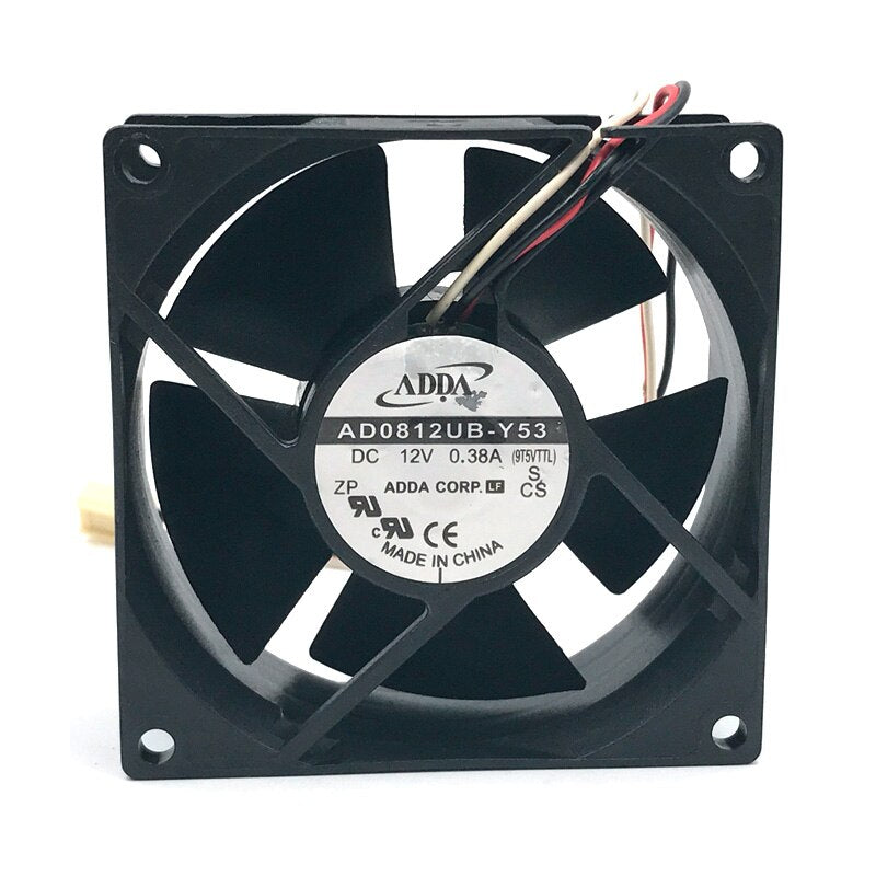 ADDA AD0812UB-Y53 3-Wire Case Blower Fan Replacement