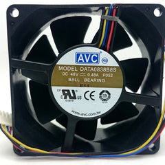 AVC DATA0838B8S 4-Pin Computer Server Axial Fan Replacement