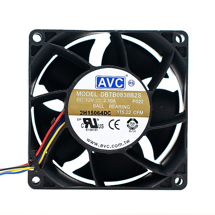 AVC DBTB0838B2S CPU Chassis Cabinets Fan Replacement