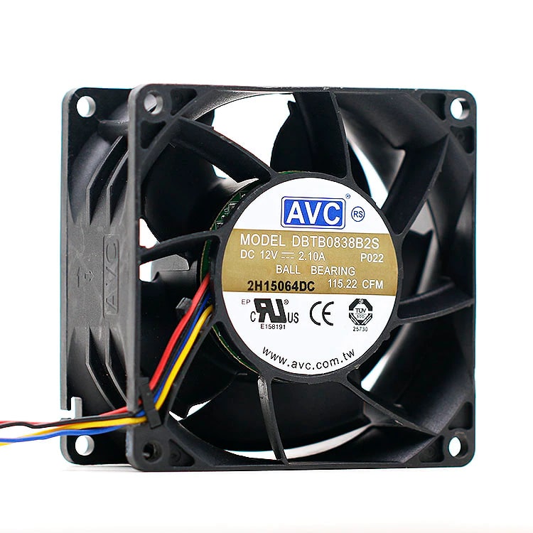 AVC DBTB0838B2S CPU Chassis Cabinets Fan Replacement