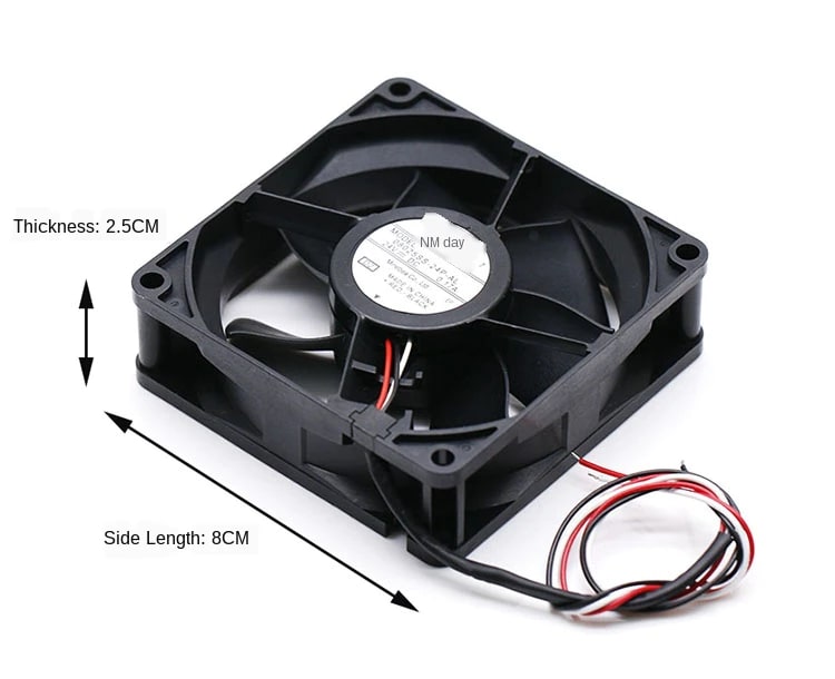 NMB 08025SS-24P-AL Three-Wire Converter Fan Replacement