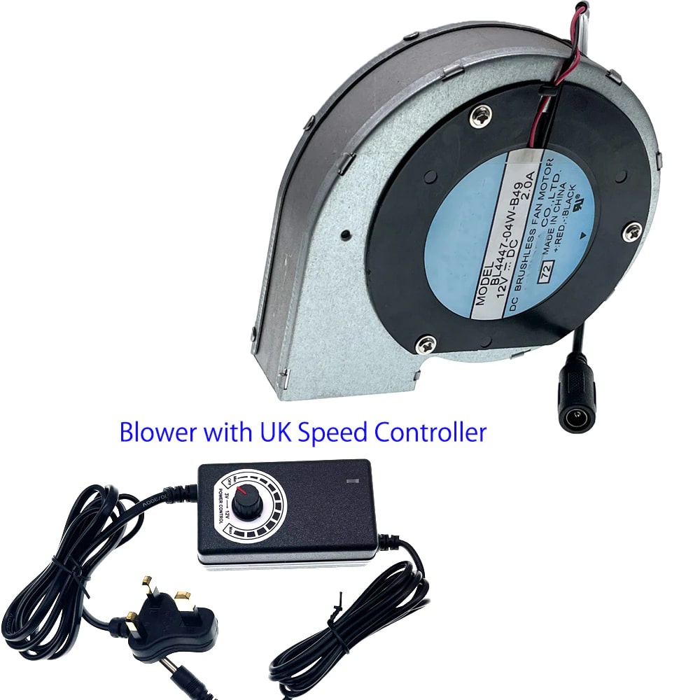 NMB BL4447-04W-B49 Powered Fan With Variable Speed Controller Fan Replacement