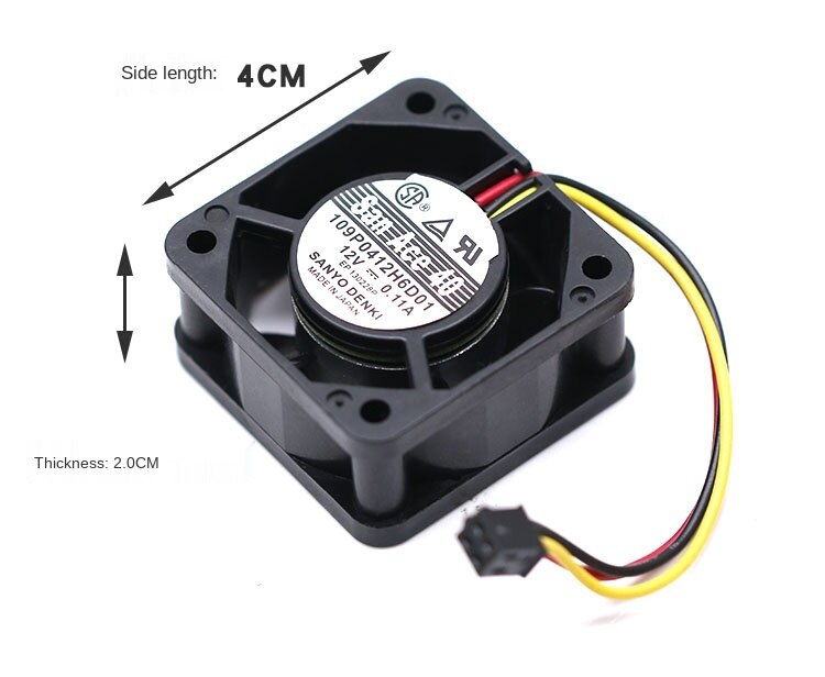 Sanyo 109P0412H6D01 Double Ball Fan Replacement