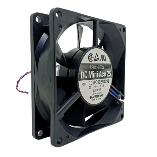 Sanyo 109P0912M4091 Computer Cabinet Power Fan Replacement