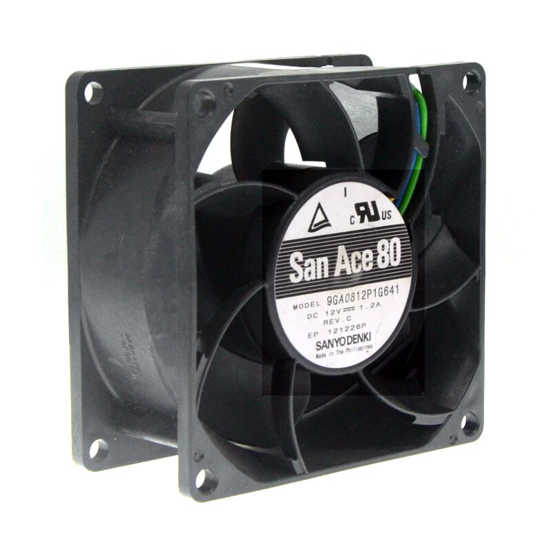 Sanyo 9GA0812P1G641 For Miner Powerful High Speed Fan Replacement