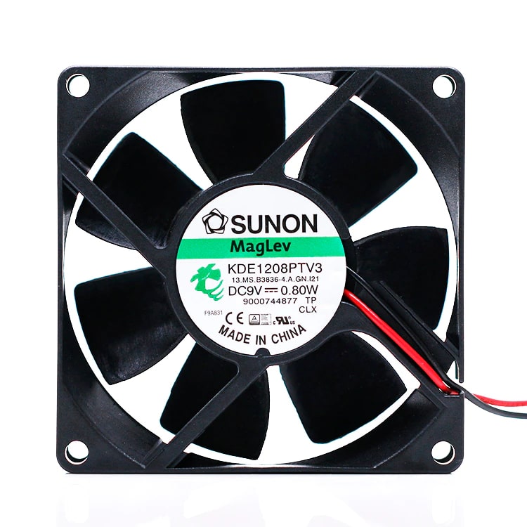 Sunon KDE1208PTV3 2-Wire Quiet Durable Fan Replacement